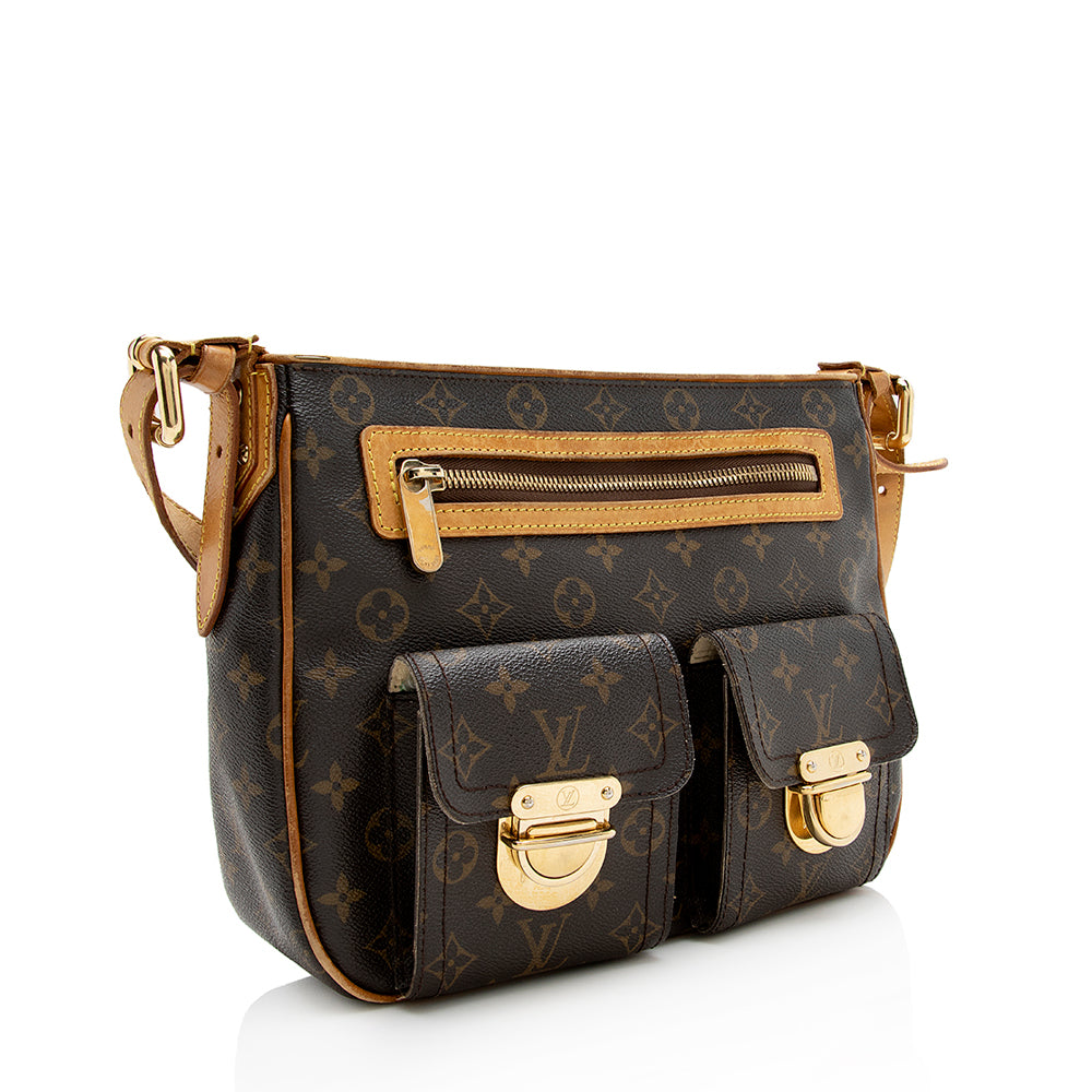 Louis Vuitton Monogram Canvas Hudson GM Shoulder Bag  -  (SHF-18402)