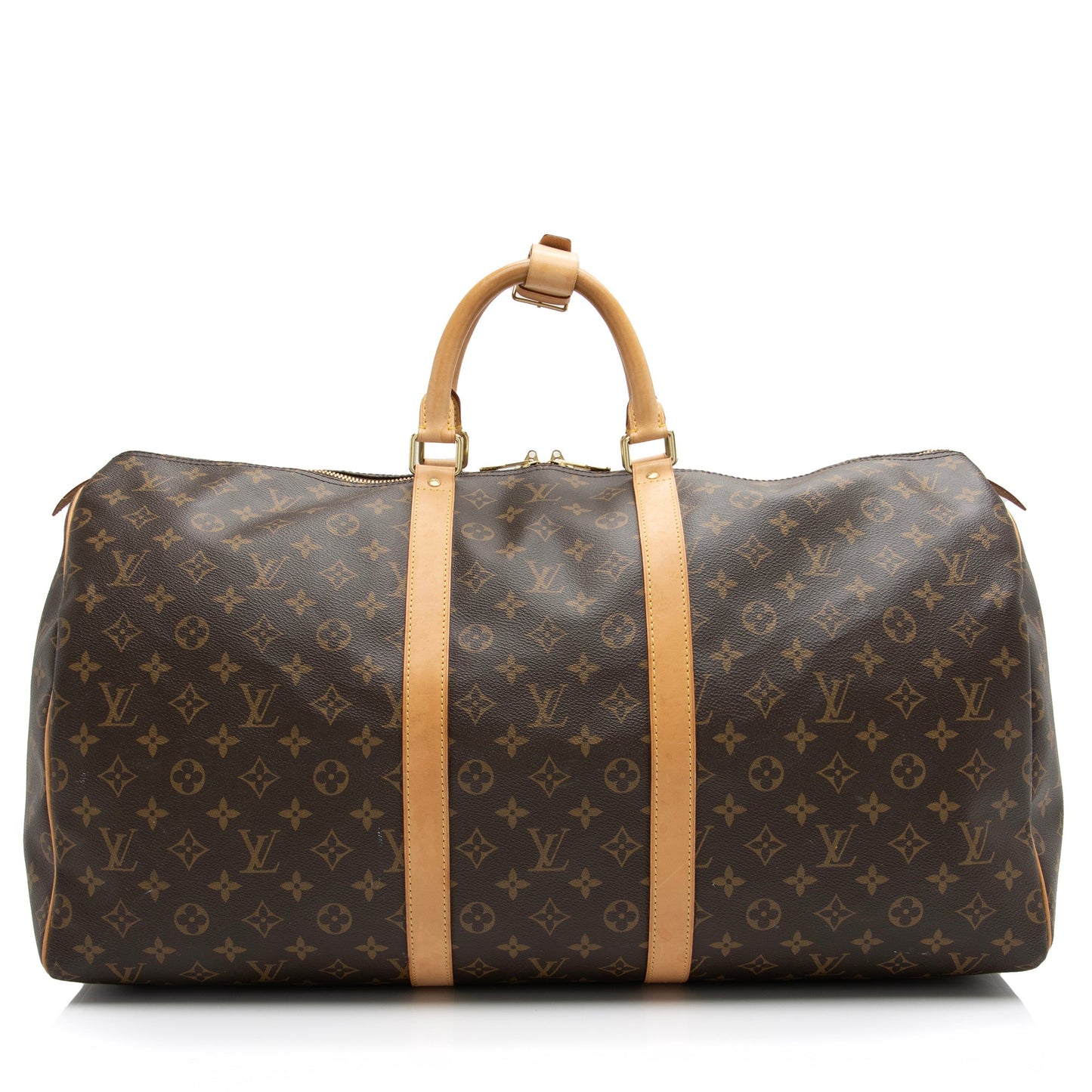 Louis Vuitton Monogram Canvas Keepall 55 Duffle Bag (SHF-AqdA4y)