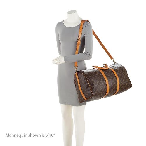 Louis Vuitton Monogram Canvas Keepall Bandouliere 50 Duffle (SHF-krYMXW)