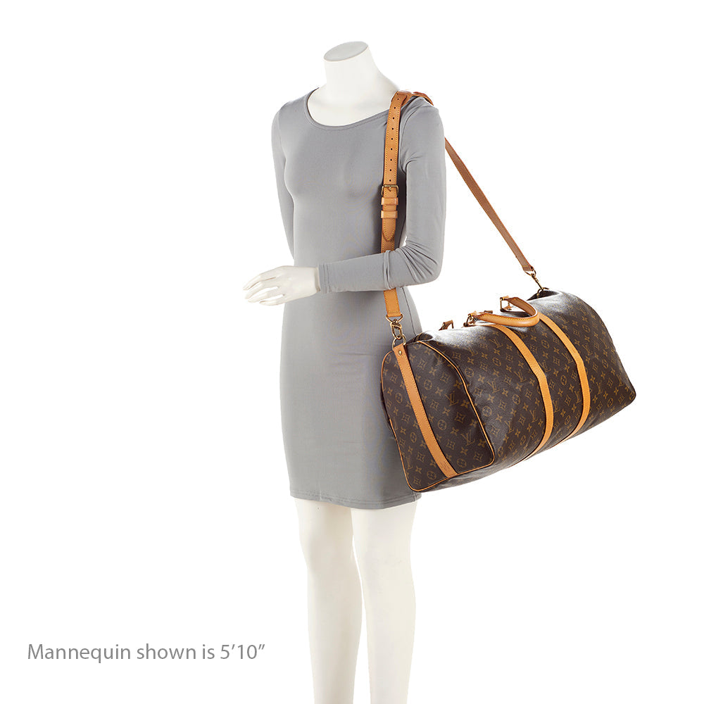 Louis Vuitton Vintage Monogram Canvas Keepall Bandouliere 50 Duffel Bag -  (SHF-20312)
