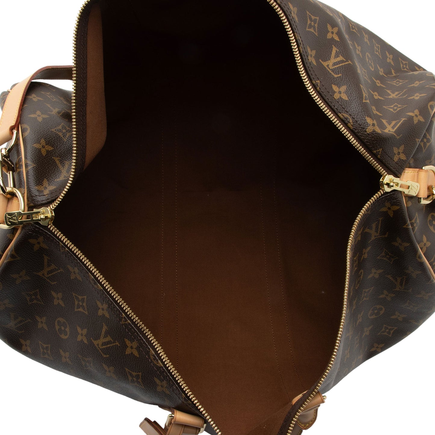 Louis Vuitton Monogram Canvas Keepall Bandouliere 55 Duffle Bag (SHF-MAqUH6)