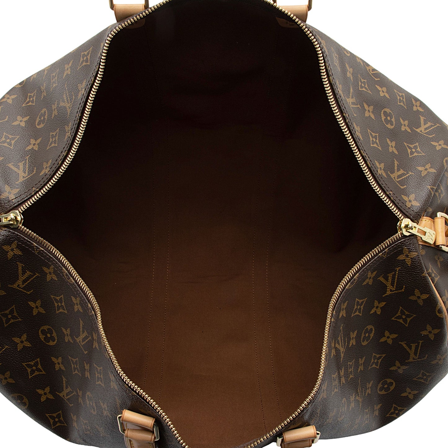 Louis Vuitton Monogram Canvas Keepall Bandouliere 55 Duffle Bag (SHF-SdSz4O)