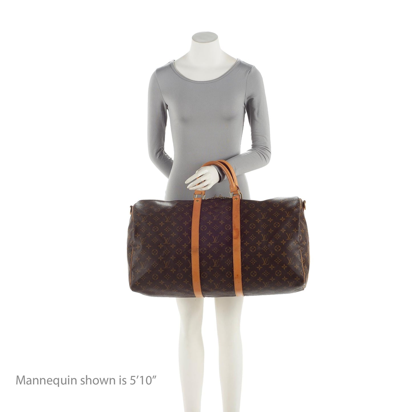 Louis Vuitton Vintage Monogram Canvas Keepall Bandouliere 55 Duffle Bag (SHF-XbrDc4)