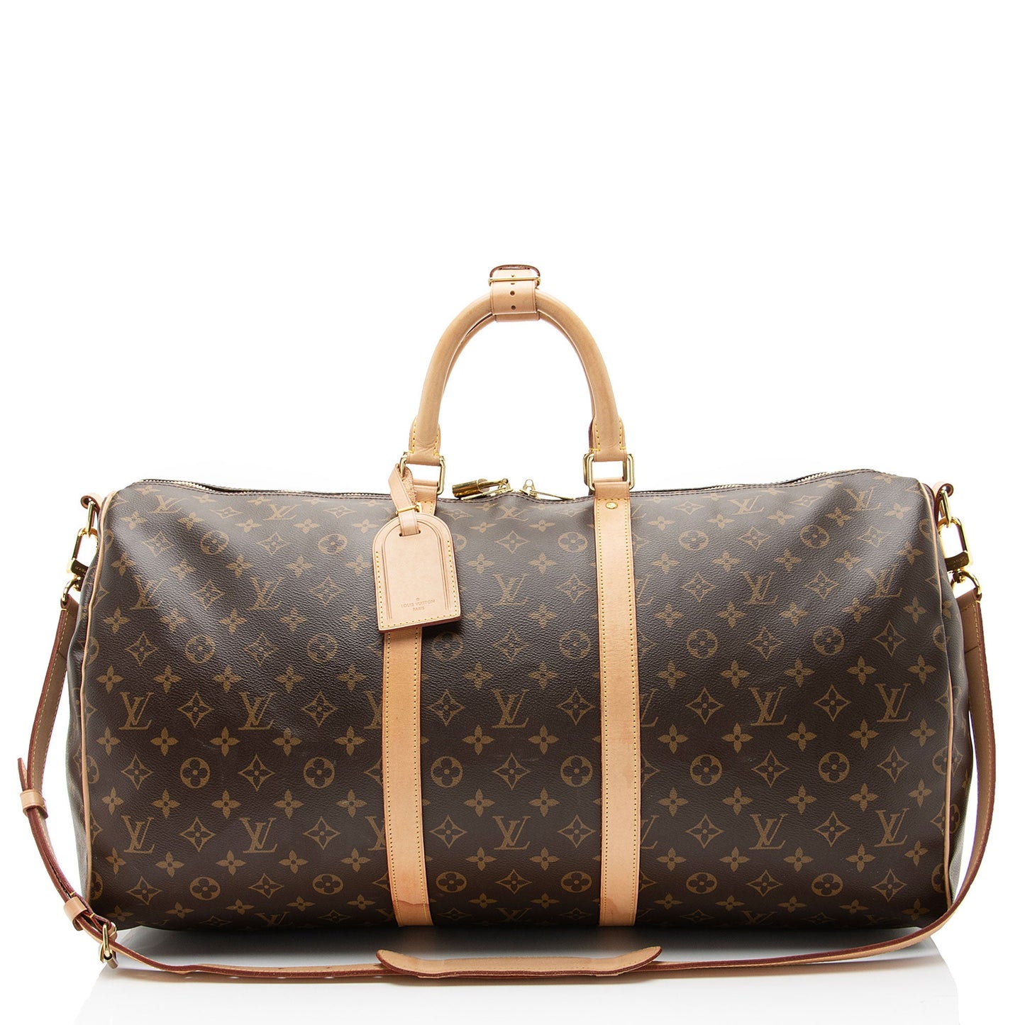 Louis Vuitton Monogram Canvas Keepall Bandouliere 55 Duffle
