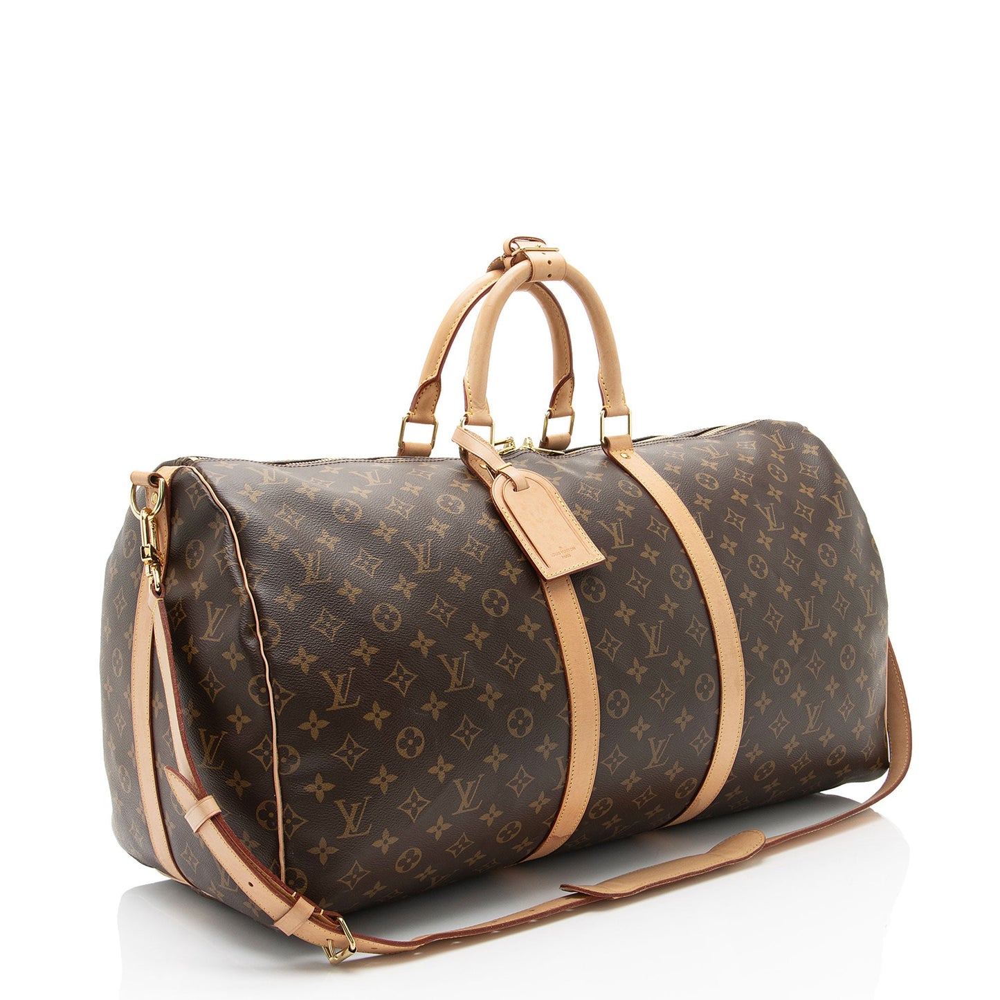Louis Vuitton Monogram Canvas Keepall Bandouliere 55 Duffle