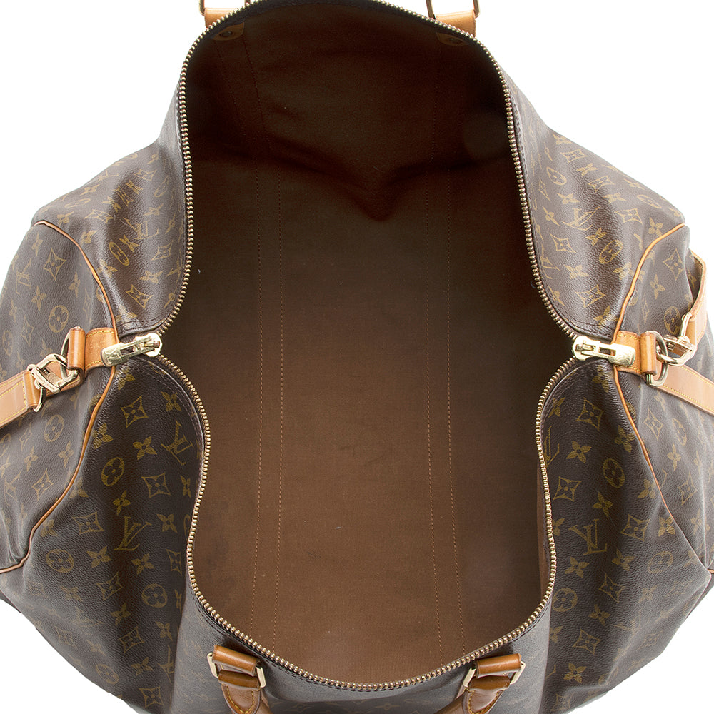 Louis Vuitton Vintage Monogram Canvas Keepall Bandouliere 60 Duffel Bag -  (SHF-20342)
