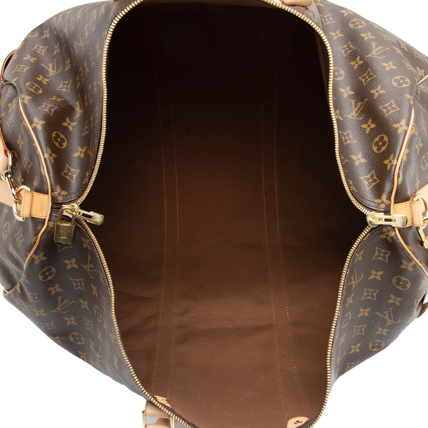 Louis Vuitton Monogram Canvas Keepall Bandouliere 60 Duffle Bag (SHF-4fYsK1)