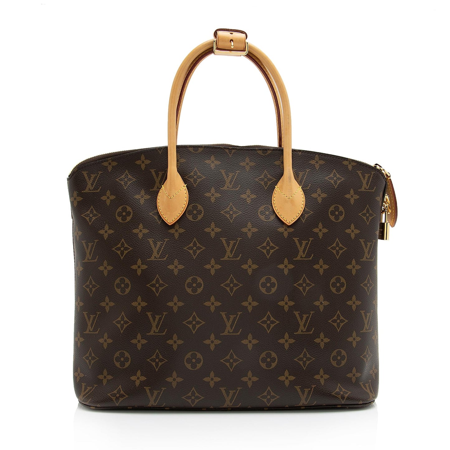 Louis Vuitton Monogram Canvas Lockit MM Satchel (SHF-23823)