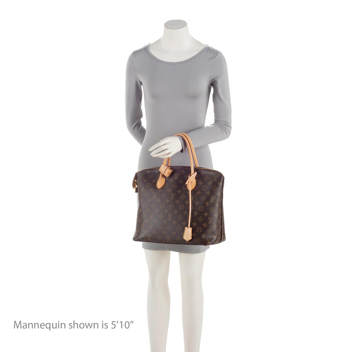 Louis Vuitton Monogram Canvas Lockit MM Satchel (SHF-23823)
