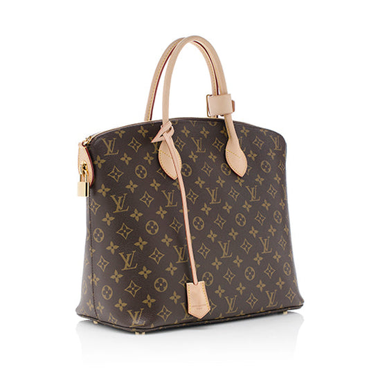 Louis Vuitton Monogram Canvas Lockit MM Satchel (SHF-LQ4Mlq)
