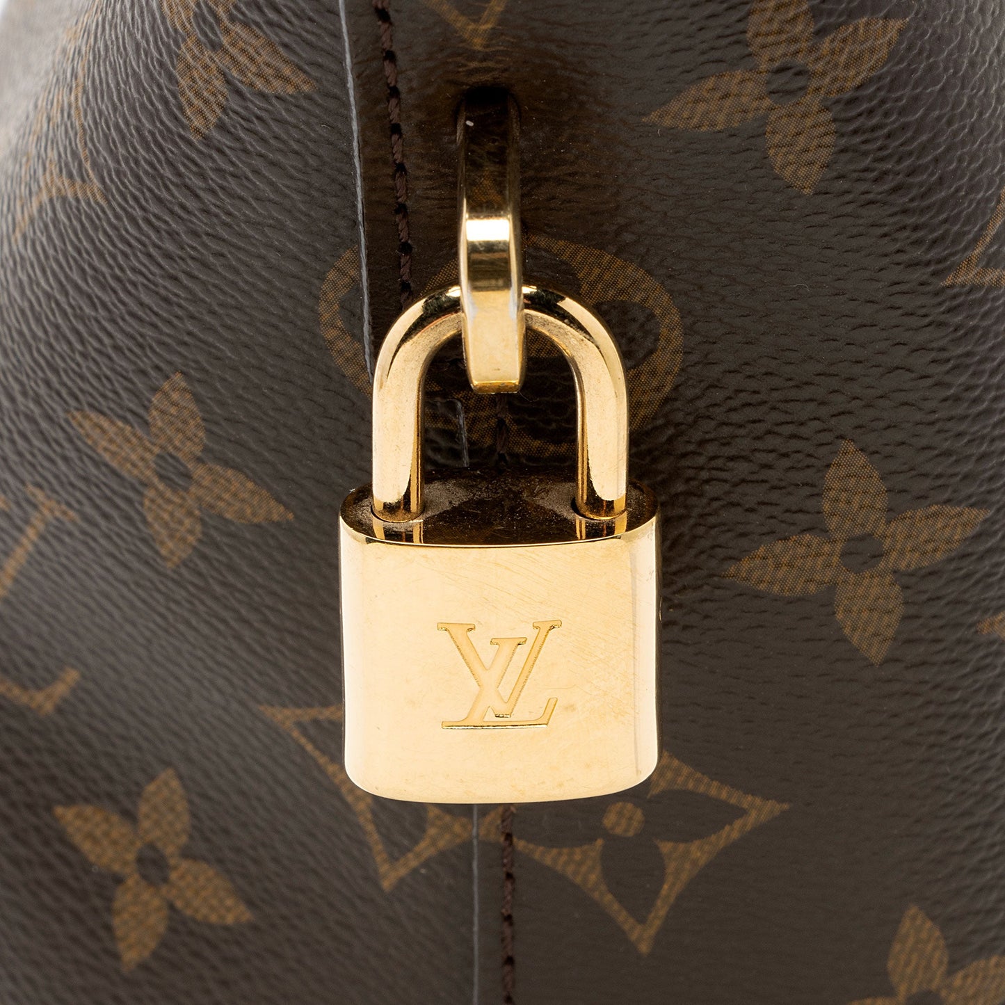 Louis Vuitton Monogram Canvas Lockit MM Satchel