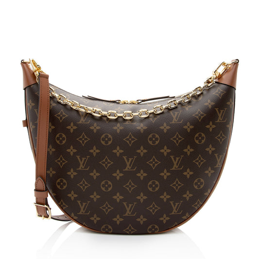 Louis Vuitton Monogram Canvas Loop Hobo (SHF-qc2piY)