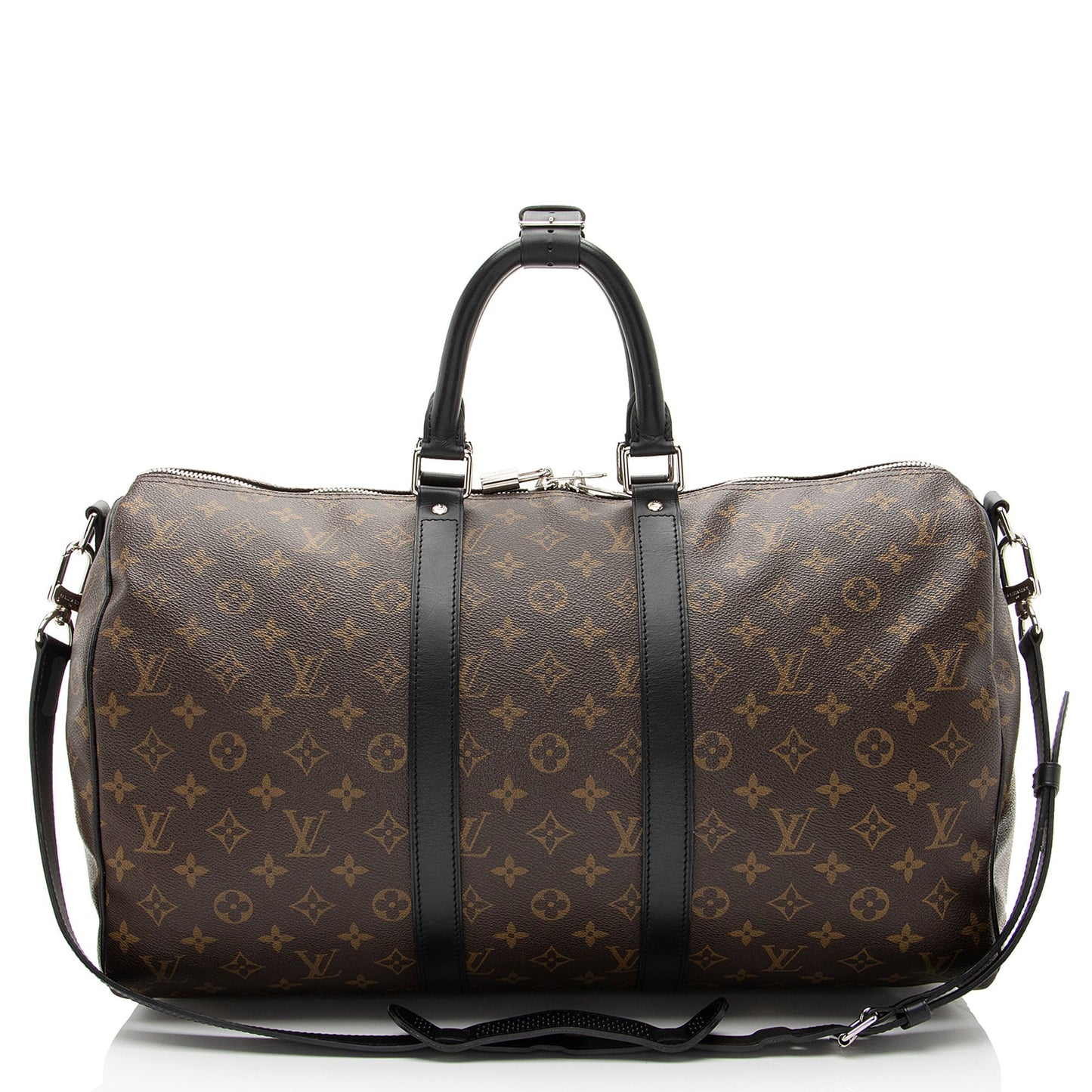Louis Vuitton Monogram Canvas Macassar Keepall Bandouliere 45 Duffle