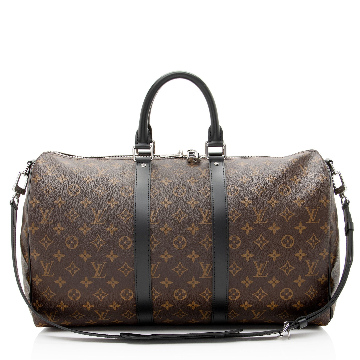 Louis Vuitton Monogram Canvas Macassar Keepall Bandouliere 45 Duffle