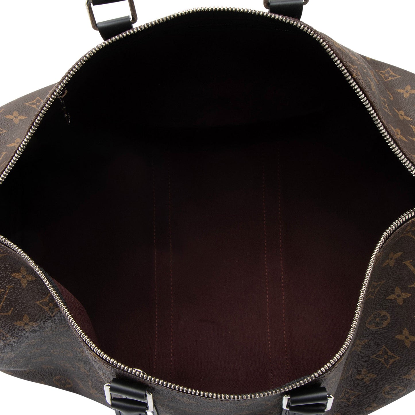 Louis Vuitton Monogram Canvas Macassar Keepall Bandouliere 45 Duffle