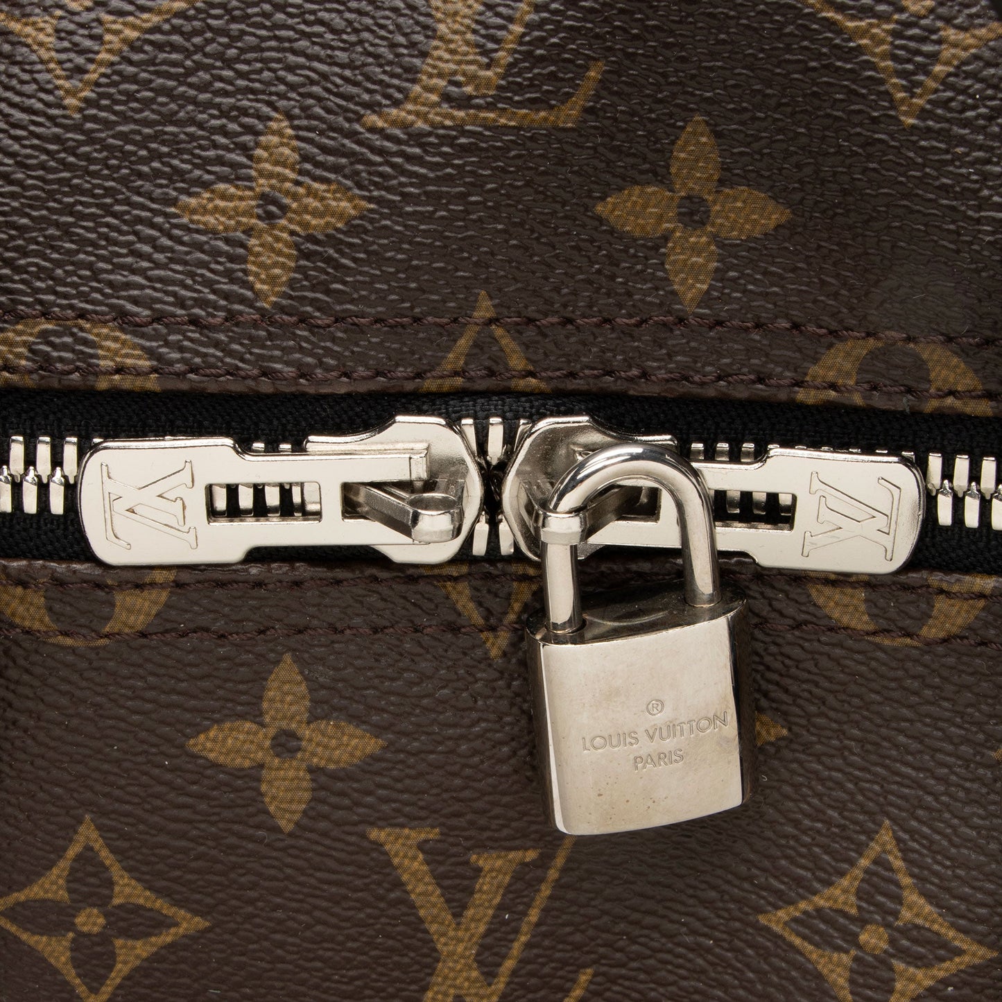 Louis Vuitton Monogram Canvas Macassar Keepall Bandouliere 55 Duffle