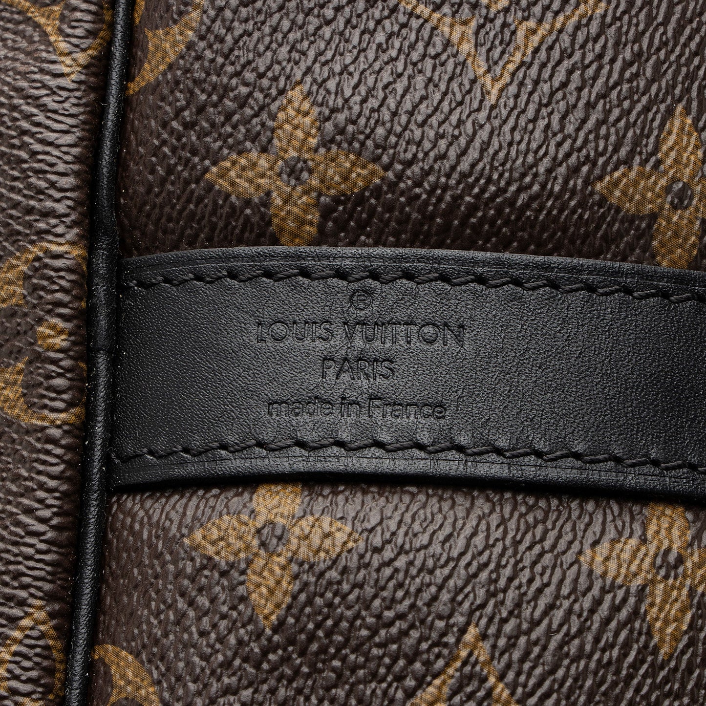 Louis Vuitton Monogram Canvas Macassar Keepall Bandouliere 55 Duffle