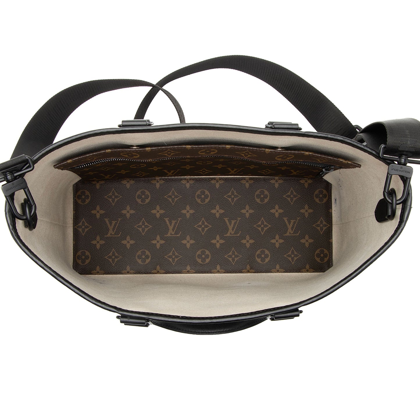 Louis Vuitton Monogram Canvas Macassar Weekend PM Tote (SHF-IgfWsf)