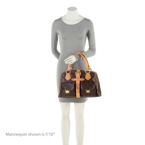 Louis Vuitton Monogram Canvas Manhattan GM Satchel (SHF-23297)