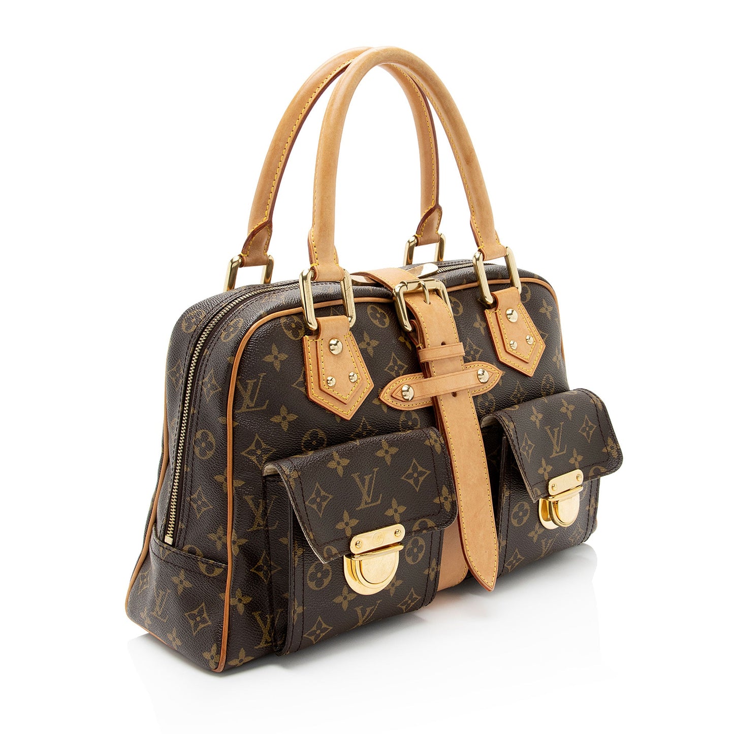 Louis Vuitton Monogram Canvas Manhattan GM Satchel (SHF-23nqTq)