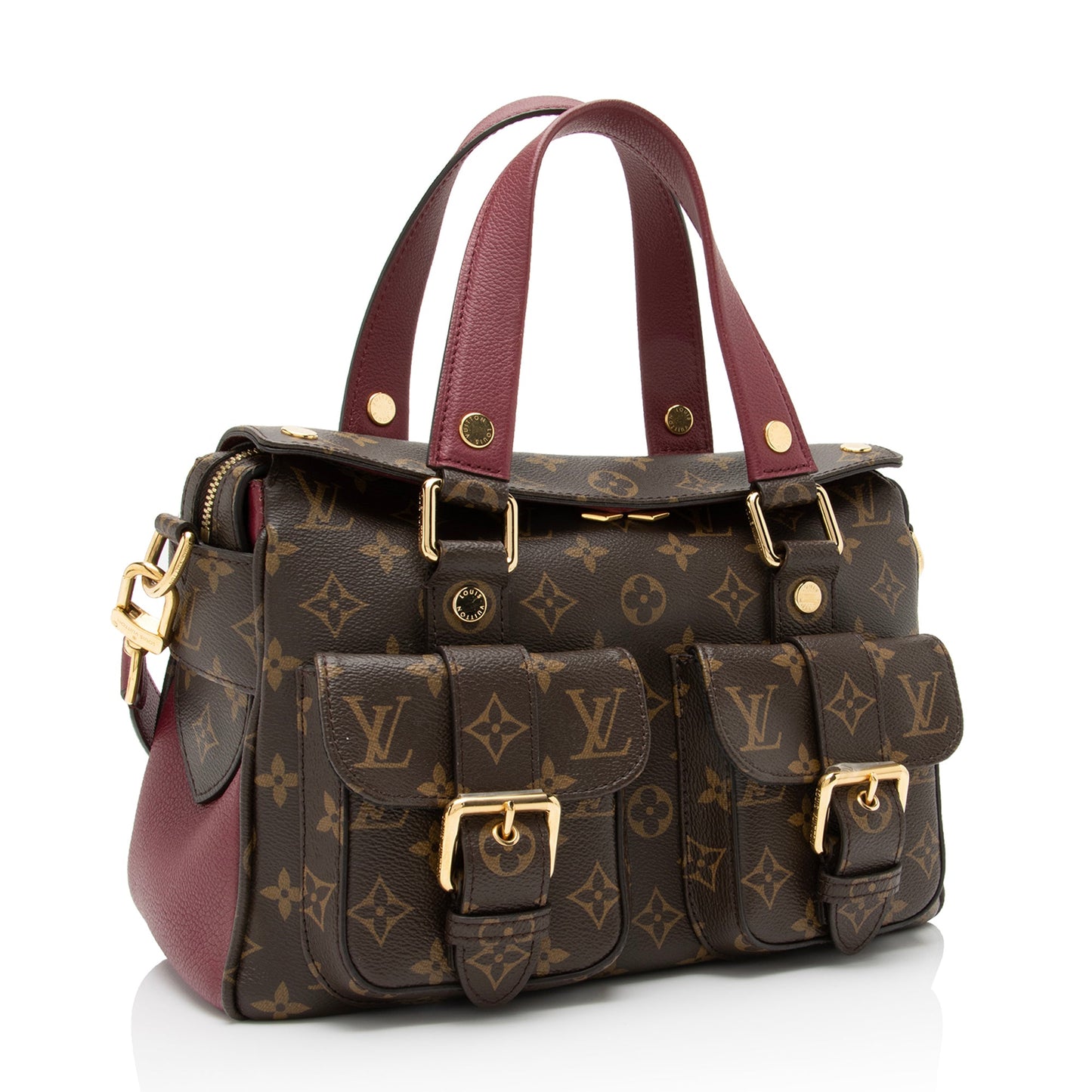 Louis Vuitton Monogram Canvas Manhattan NM Satchel (SHF-23296)