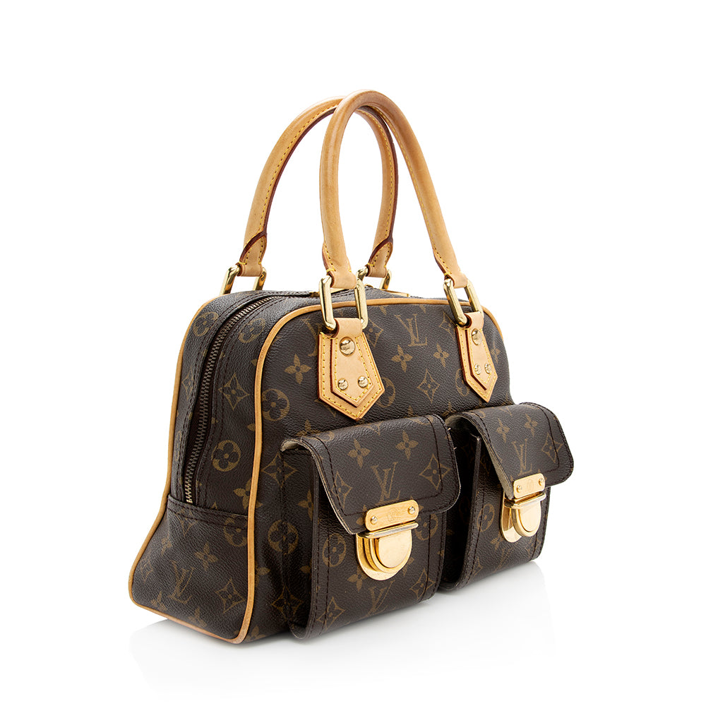 Louis Vuitton Monogram Canvas Manhattan PM Satchel -  (SHF-19111)