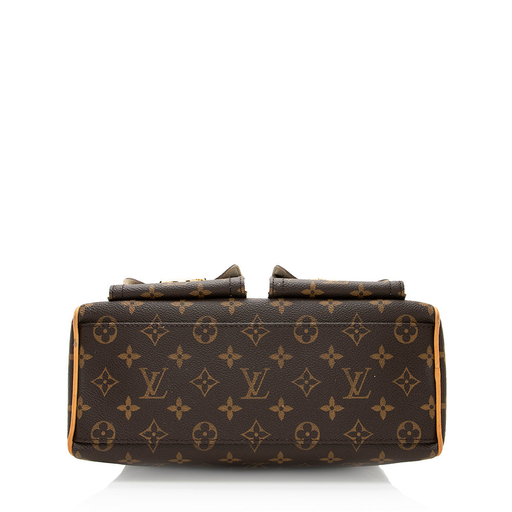 Louis Vuitton Monogram Canvas Manhattan PM Satchel (SHF-19967)