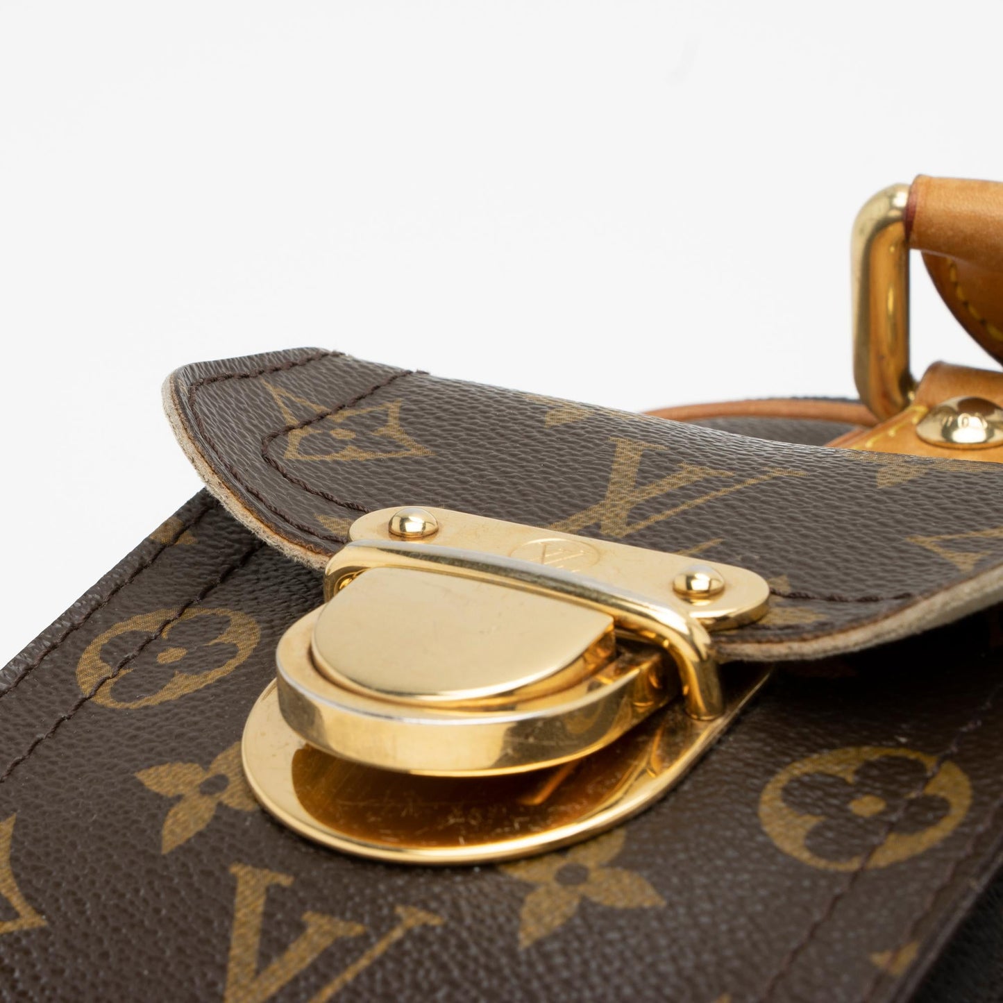 Louis Vuitton Monogram Canvas Manhattan PM Satchel (SHF-23846)