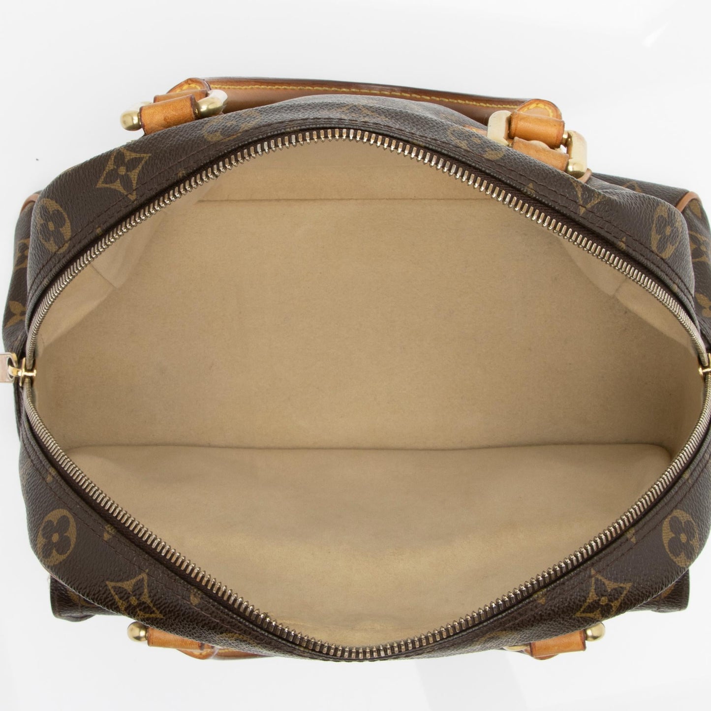 Louis Vuitton Monogram Canvas Manhattan PM Satchel (SHF-23846)