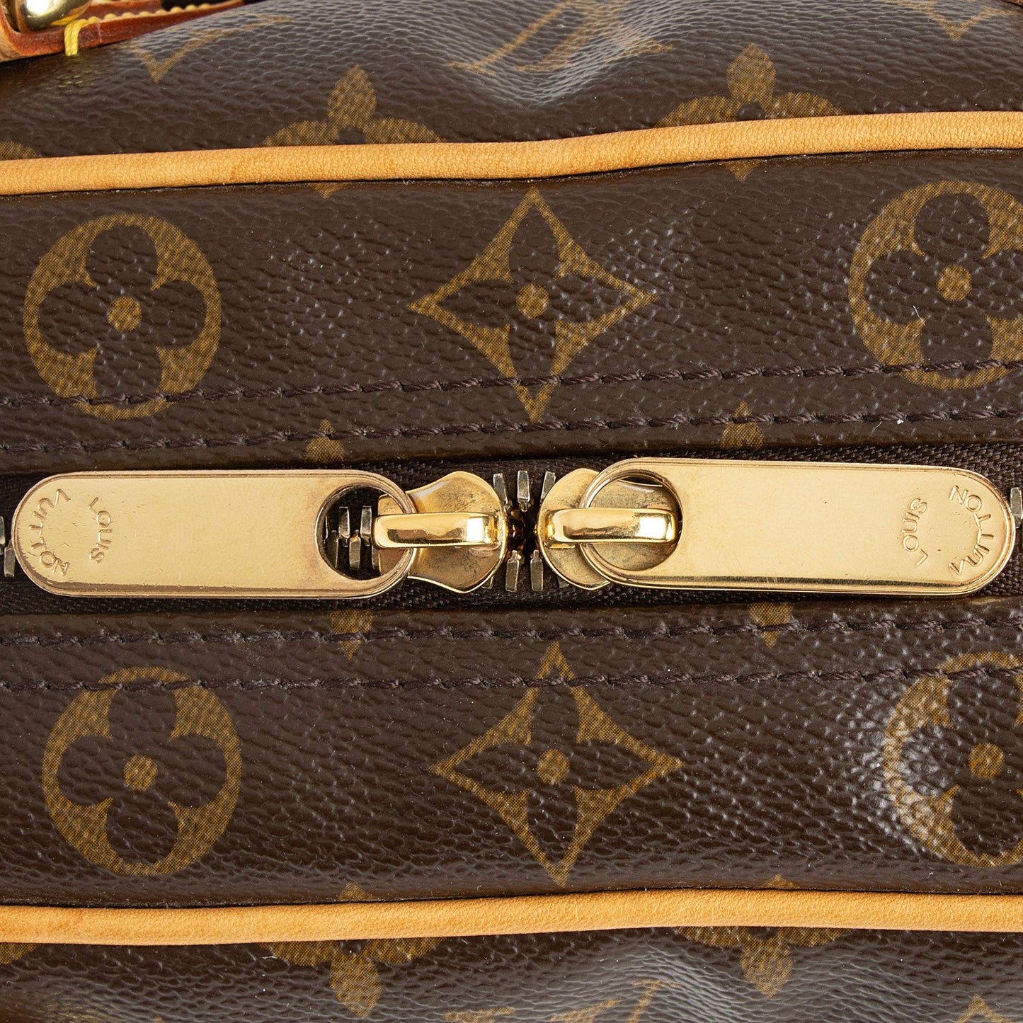 Louis Vuitton Monogram Canvas Manhattan PM Satchel (SHF-411Bub)