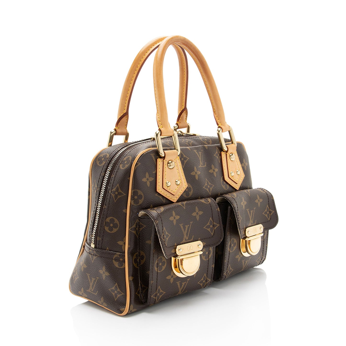 Louis Vuitton Monogram Canvas Manhattan PM Satchel (SHF-roUawR)