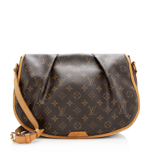 Louis Vuitton Monogram Canvas Menilmontant MM Messenger Bag -  (SHF-20190)