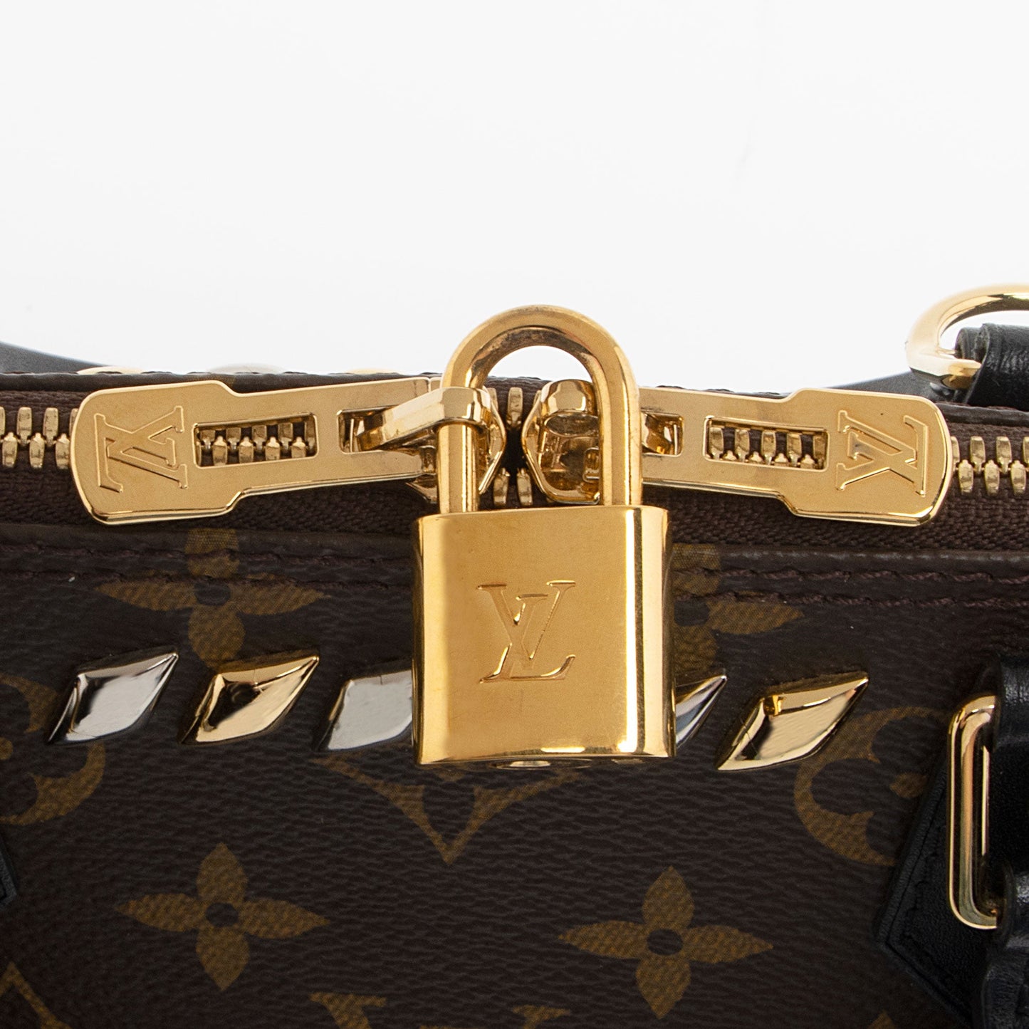 Louis Vuitton Monogram Canvas Metal Stones Alma PM Satchel (SHF-RXS9fl)