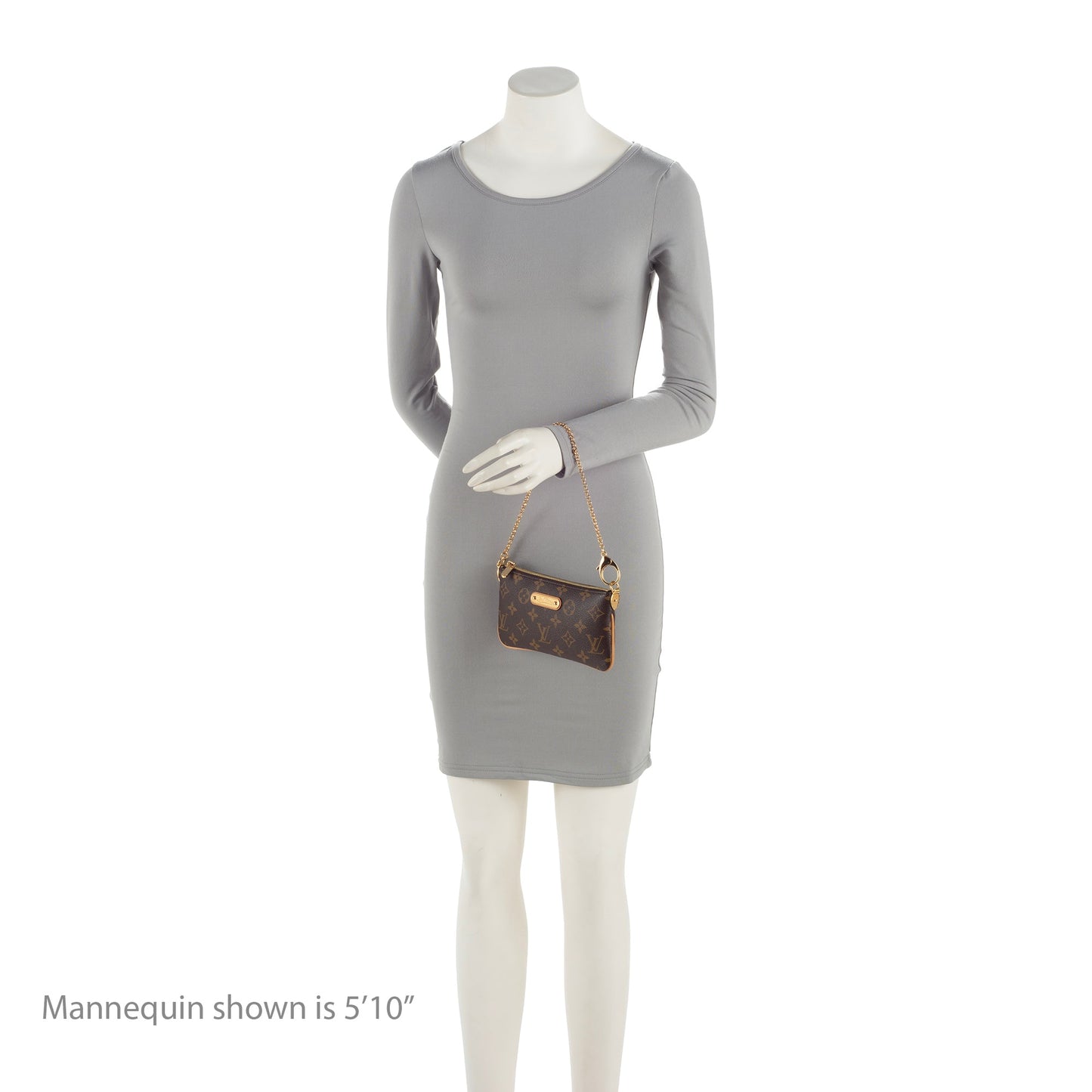 Louis Vuitton Monogram Canvas Milla MM Pochette (SHF-23941)