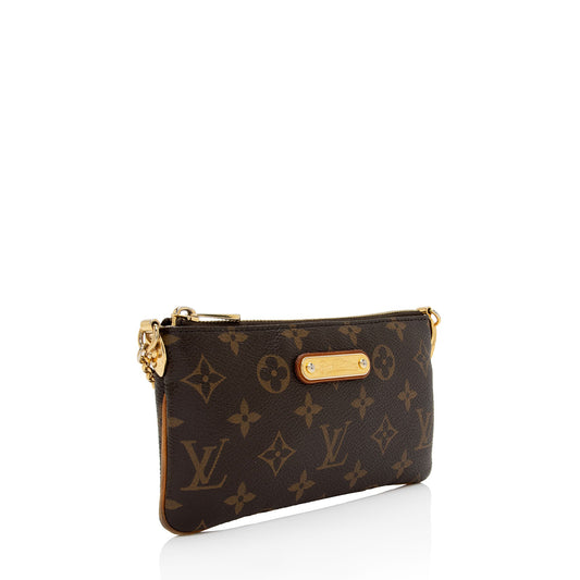 Louis Vuitton Monogram Canvas Milla MM Pochette (SHF-SUsMut)