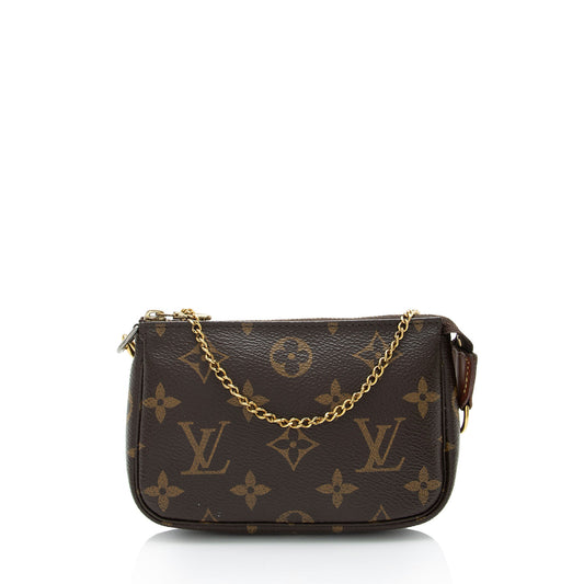 Louis Vuitton Monogram Canvas Mini Pochette Accessoires -  (SHF-IQRtfM)