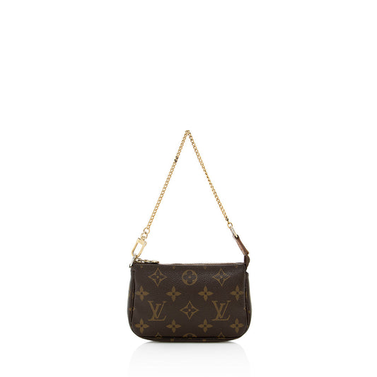 Louis Vuitton Monogram Canvas Mini Pochette Accessoires (SHF-18315)