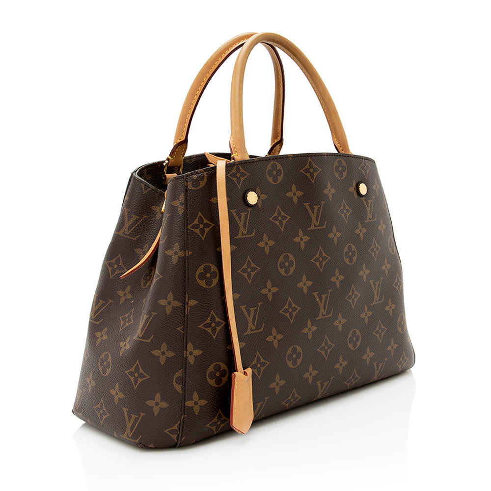 Louis Vuitton Monogram Canvas Montaigne MM Tote (SHF-21458)