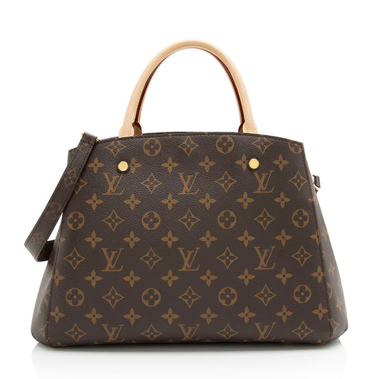 Louis Vuitton Monogram Canvas Montaigne MM Tote (SHF-23444)