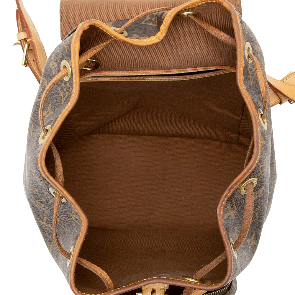 Louis Vuitton Monogram Canvas Montsouris MM Backpack (SHF-21416)