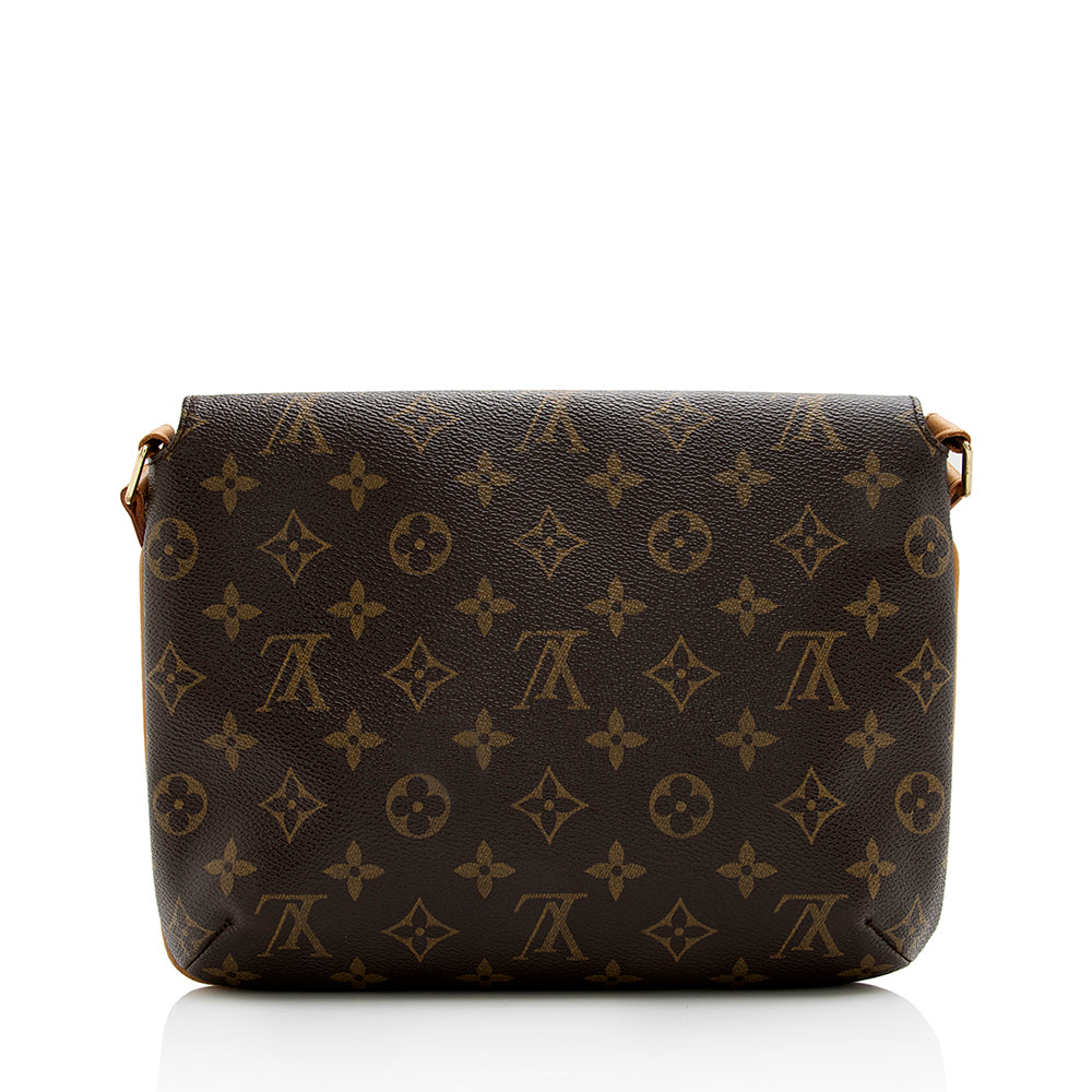 Louis Vuitton Monogram Canvas Musette Tango Shoulder Bag (SHF-187423)