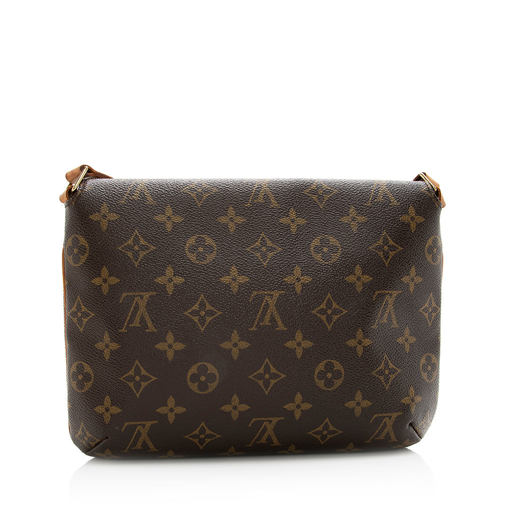 Louis Vuitton Vintage Monogram Canvas Musette Tango Shoulder Bag -  (SHF-20343)