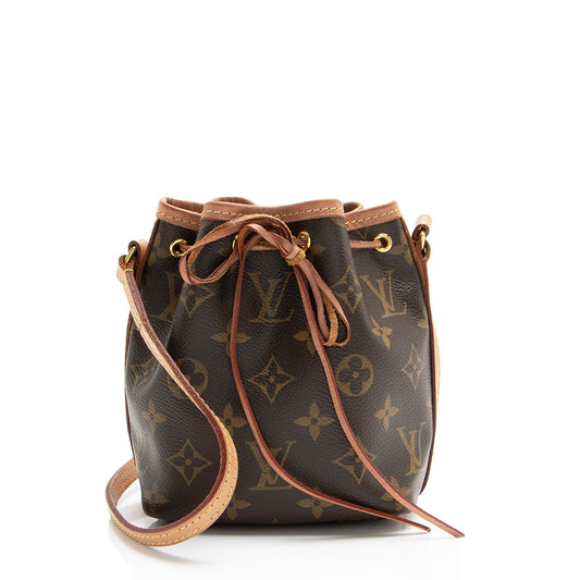 Louis Vuitton Monogram Canvas Nano Noe Shoulder Bag