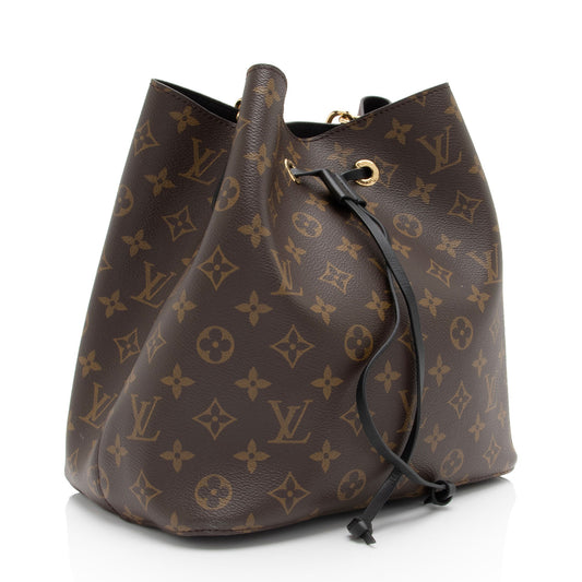 Louis Vuitton Monogram Canvas Neonoe Shoulder Bag (SHF-XOm4Go)
