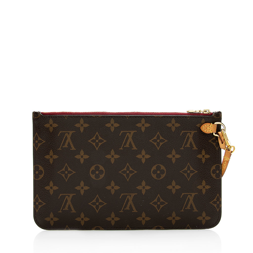 Louis Vuitton Monogram Canvas Neverfull MM Pochette (SHF-18667)