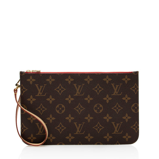 Louis Vuitton Monogram Canvas Neverfull MM Pochette (SHF-19211)