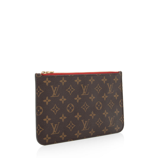 Louis Vuitton Monogram Canvas Neverfull MM Pochette (SHF-17l2LM)
