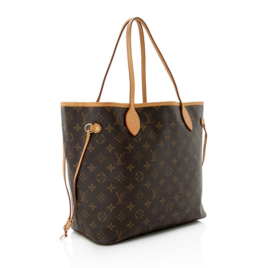 Louis Vuitton Monogram Canvas Neverfull MM Tote (SHF-20040)