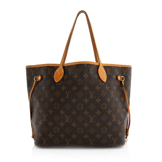 Louis Vuitton Monogram Canvas Neverfull MM Tote (SHF-20156)