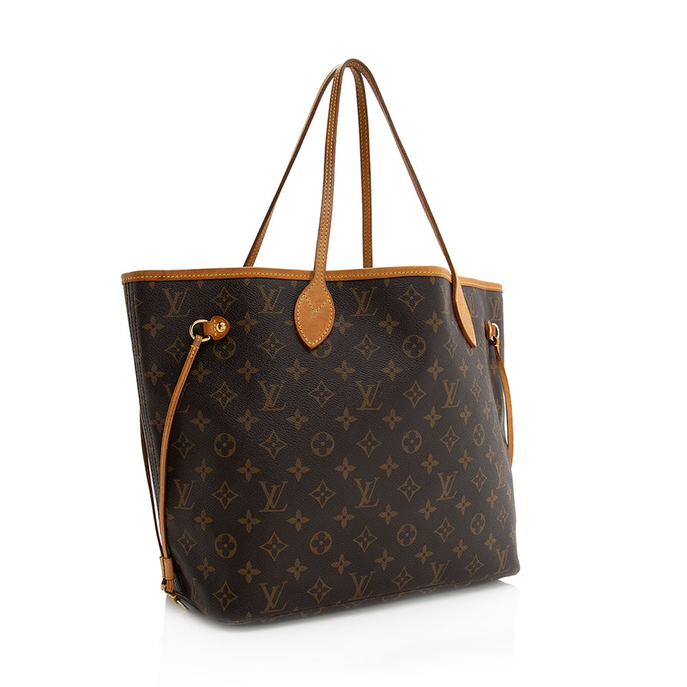 Louis Vuitton Monogram Canvas Neverfull MM Tote (SHF-20156)